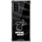 NBA Miami Heat Black Animal Print Galaxy Note20 5G Clear Case