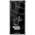 NBA Miami Heat Black Animal Print Galaxy Note20 5G Clear Case