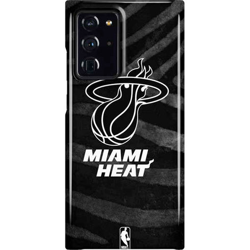 NBA Miami Heat Black Animal Print Galaxy Note20 Ultra 5G Lite Case