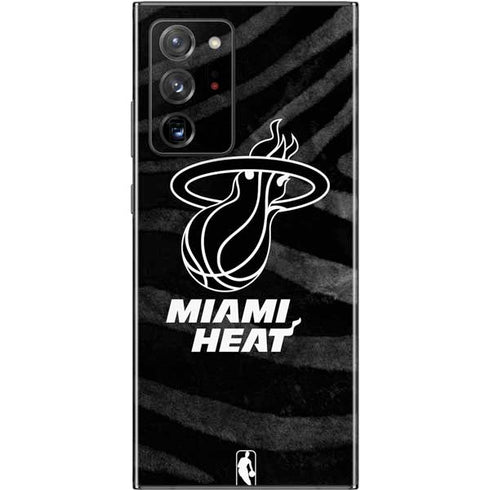 NBA Miami Heat Black Animal Print Galaxy Note20 Ultra 5G Skin