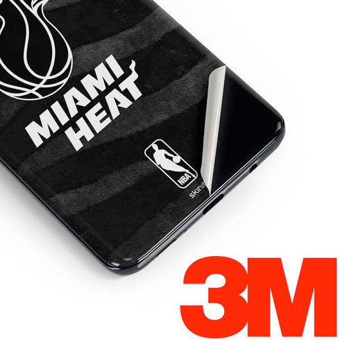 NBA Miami Heat Black Animal Print Galaxy S10e Skin