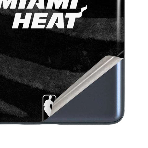NBA Miami Heat Black Animal Print Galaxy S20 Fan Edition Skin