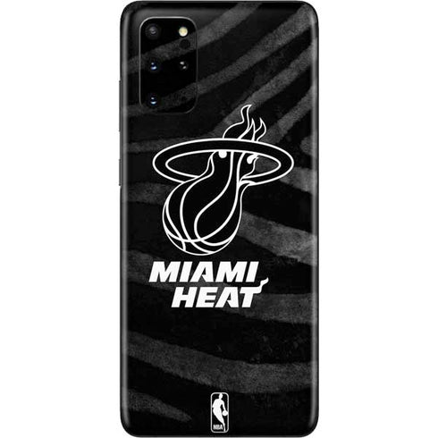 NBA Miami Heat Black Animal Print Galaxy S20 Plus Skin