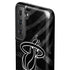 NBA Miami Heat Black Animal Print Galaxy S21 FE Pro Case