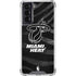 NBA Miami Heat Black Animal Print Galaxy S22 Clear Case