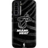 NBA Miami Heat Black Animal Print Galaxy S22 Plus Pro Case
