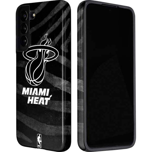 NBA Miami Heat Black Animal Print Galaxy S22 Pro Case