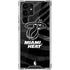 NBA Miami Heat Black Animal Print Galaxy S22 Ultra Clear Case