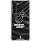 NBA Miami Heat Black Animal Print Galaxy S23 Plus Clear Case
