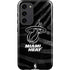 NBA Miami Heat Black Animal Print Galaxy S23 Plus Pro Case