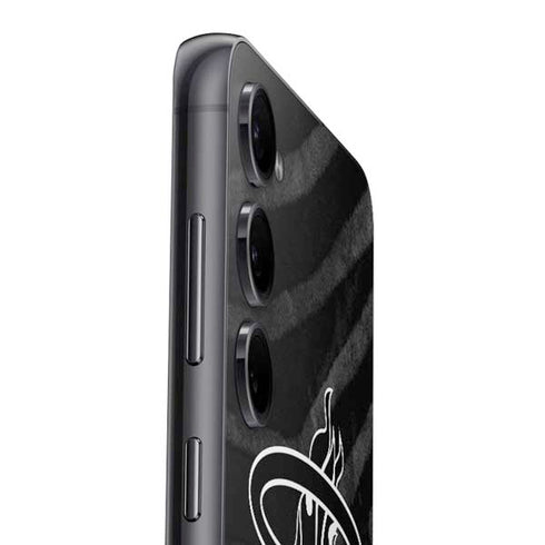 NBA Miami Heat Black Animal Print Galaxy S23 Plus Skin