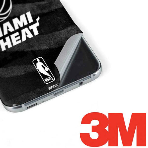 NBA Miami Heat Black Animal Print Galaxy S8 Skin