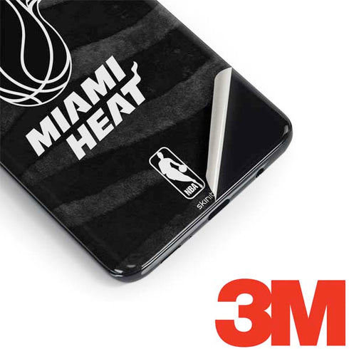 NBA Miami Heat Black Animal Print Galaxy S9 Skin
