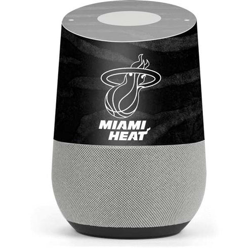 NBA Miami Heat Black Animal Print Google Home Skin