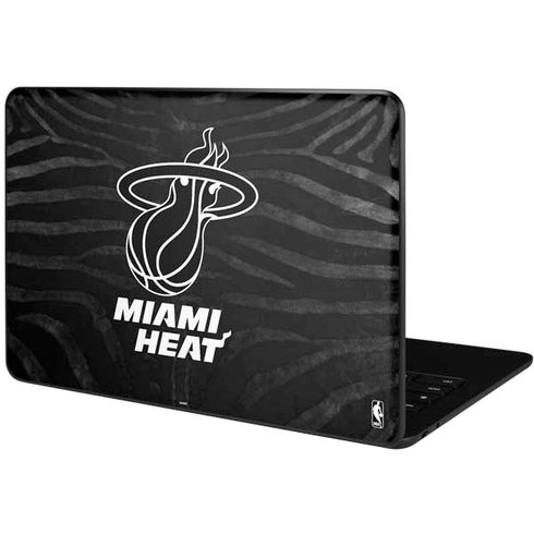 NBA Miami Heat Black Animal Print Google Pixelbook Go Skin