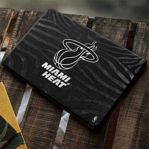 NBA Miami Heat Black Animal Print Google Pixelbook Go Skin