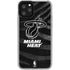 NBA Miami Heat Black Animal Print iPhone 11 Pro Clear Case