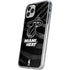 NBA Miami Heat Black Animal Print iPhone 11 Pro Clear Case