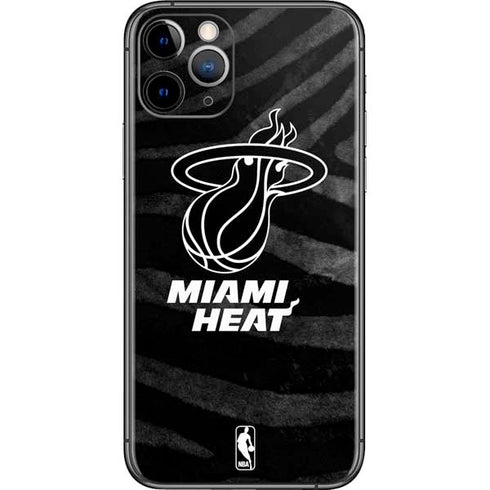 NBA Miami Heat Black Animal Print iPhone 11 Pro Skin