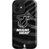 NBA Miami Heat Black Animal Print iPhone 12 Impact Case