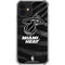 NBA Miami Heat Black Animal Print iPhone 12 Mini Clear Case