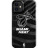 NBA Miami Heat Black Animal Print iPhone 12 Mini Lite Case
