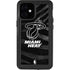 NBA Miami Heat Black Animal Print iPhone 12 Mini Waterproof Case