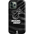 NBA Miami Heat Black Animal Print iPhone 12 Pro Impact Case