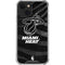 NBA Miami Heat Black Animal Print iPhone 13 Mini Clear Case