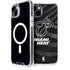 NBA Miami Heat Black Animal Print iPhone 15 MagSafe Case