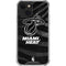 NBA Miami Heat Black Animal Print iPhone 15 Plus Clear Case