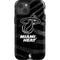 NBA Miami Heat Black Animal Print iPhone 14 Impact Case