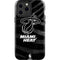 NBA Miami Heat Black Animal Print iPhone 15 Pro Max Impact Case