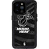 NBA Miami Heat Black Animal Print iPhone 14 Pro Max Waterproof Case