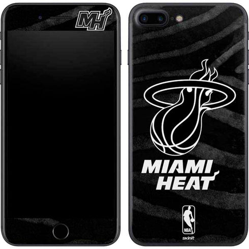 NBA Miami Heat Black Animal Print iPhone 7 Plus Skin