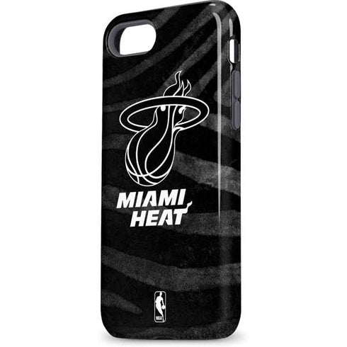 NBA Miami Heat Black Animal Print iPhone 7 Pro Case