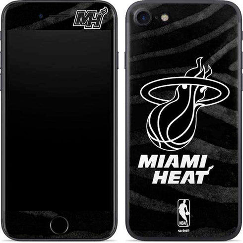 NBA Miami Heat Black Animal Print iPhone SE (2nd & 3rd Gen) Skin