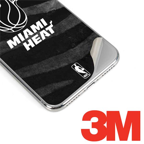NBA Miami Heat Black Animal Print iPhone XS Max Skin