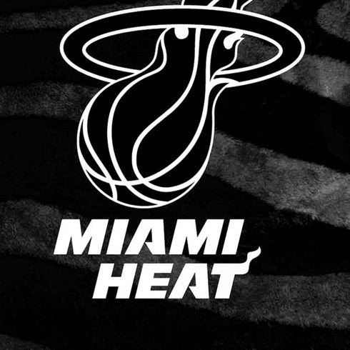 NBA Miami Heat Black Animal Print iPhone XS Max Skin