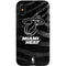 NBA Miami Heat Black Animal Print iPhone XS Pro Case