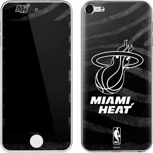 NBA Miami Heat Black Animal Print Apple iPod Skin