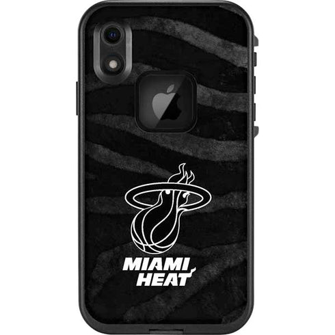 NBA Miami Heat Black Animal Print LifeProof Fre iPhone Skin