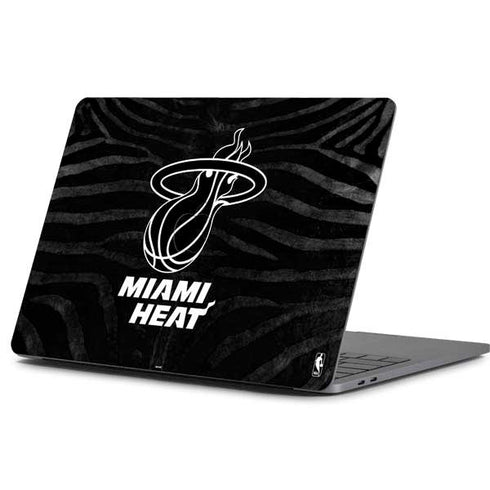 NBA Miami Heat Black Animal Print Apple MacBook Pro 13-inch Skin