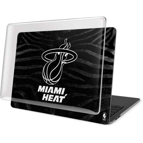 NBA Miami Heat Black Animal Print MacBook Pro 13in (2020) Case plus Skin
