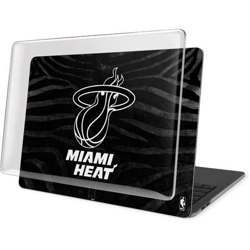 NBA Miami Heat Black Animal Print MacBook Pro 15in (2016-19) Case plus Skin