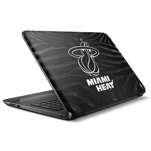 NBA Miami Heat Black Animal Print HP Notebook Skin