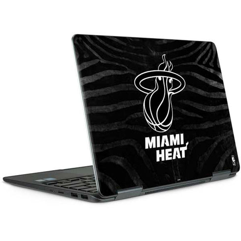NBA Miami Heat Black Animal Print Notebook 9 Pro 13in (2017) Skin