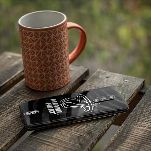 NBA Miami Heat Black Animal Print OnePlus 7 Pro Skin