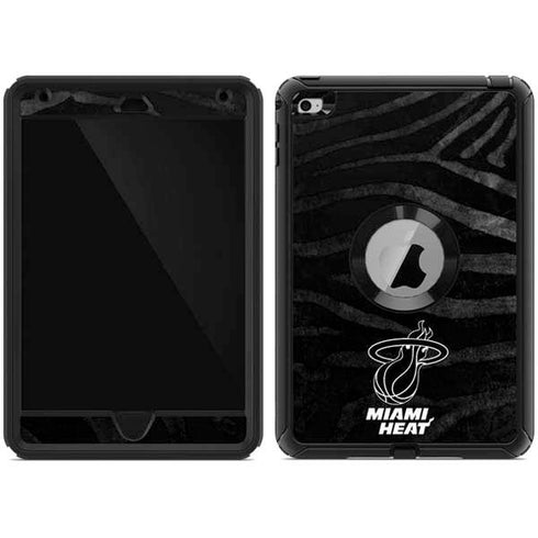 NBA Miami Heat Black Animal Print Otterbox Defender iPad Skin