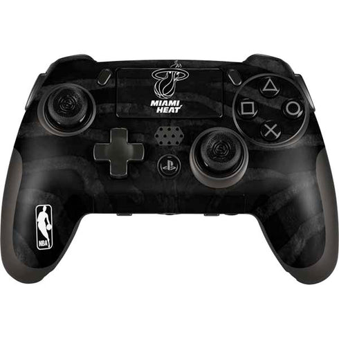 NBA Miami Heat Black Animal Print PlayStation Scuf Vantage 2 Controller Skin